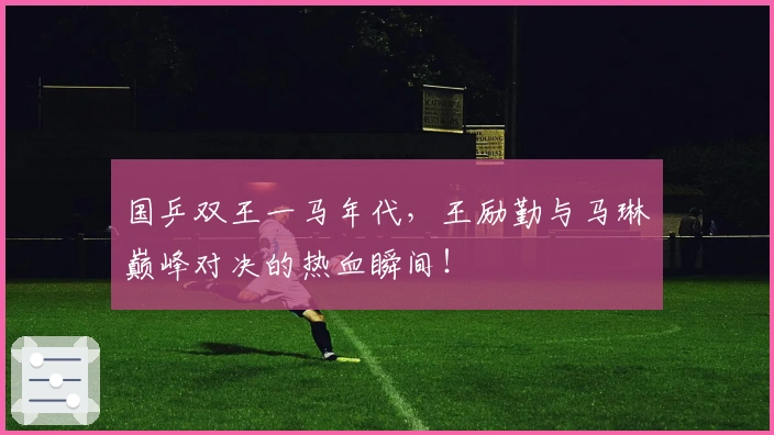 国乒双王一马年代，王励勤与马琳巅峰对决的热血瞬间！